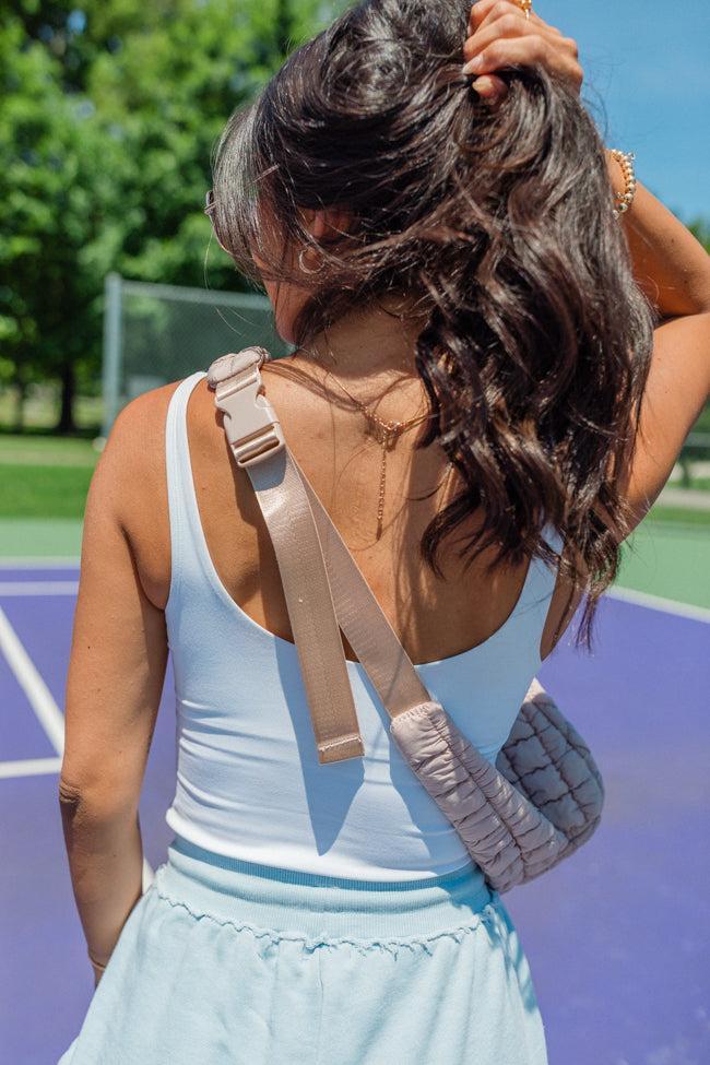 Got To Go Nude Quilted Sling Bag Product Image