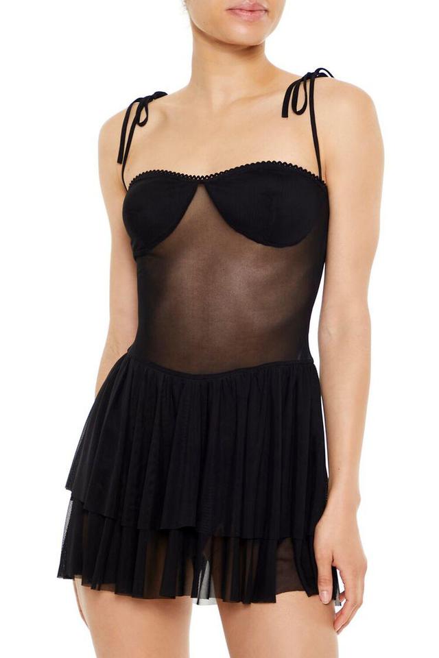 Tie-Strap Swim Cover-Up Dress | Forever 21 Product Image