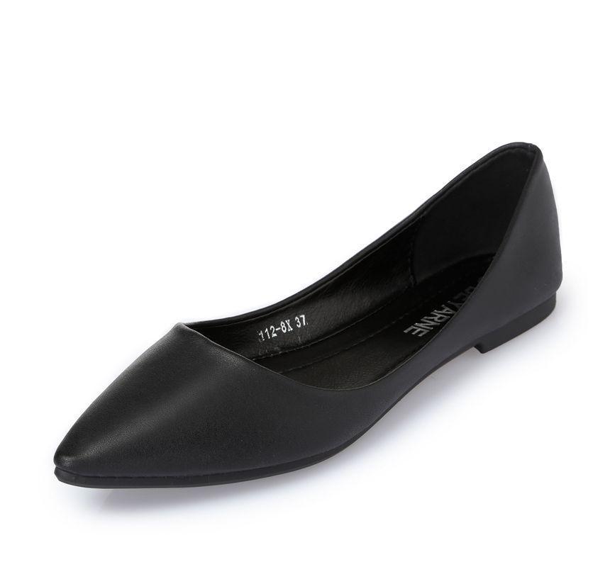 Pointy-Toe Plain Flats product image