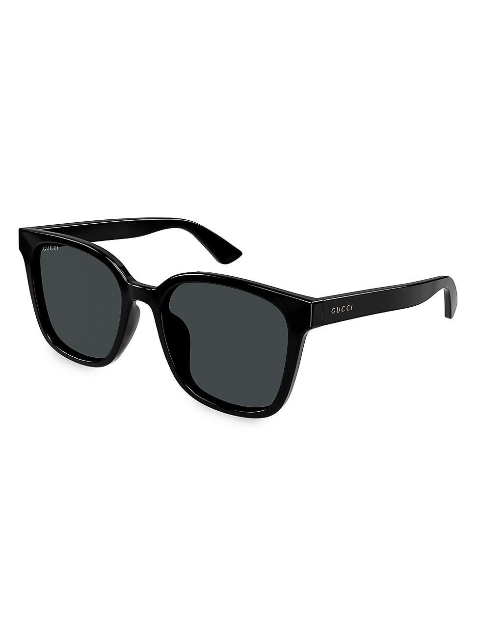 Mens Minimal 56MM Round Injection Sunglasses Product Image