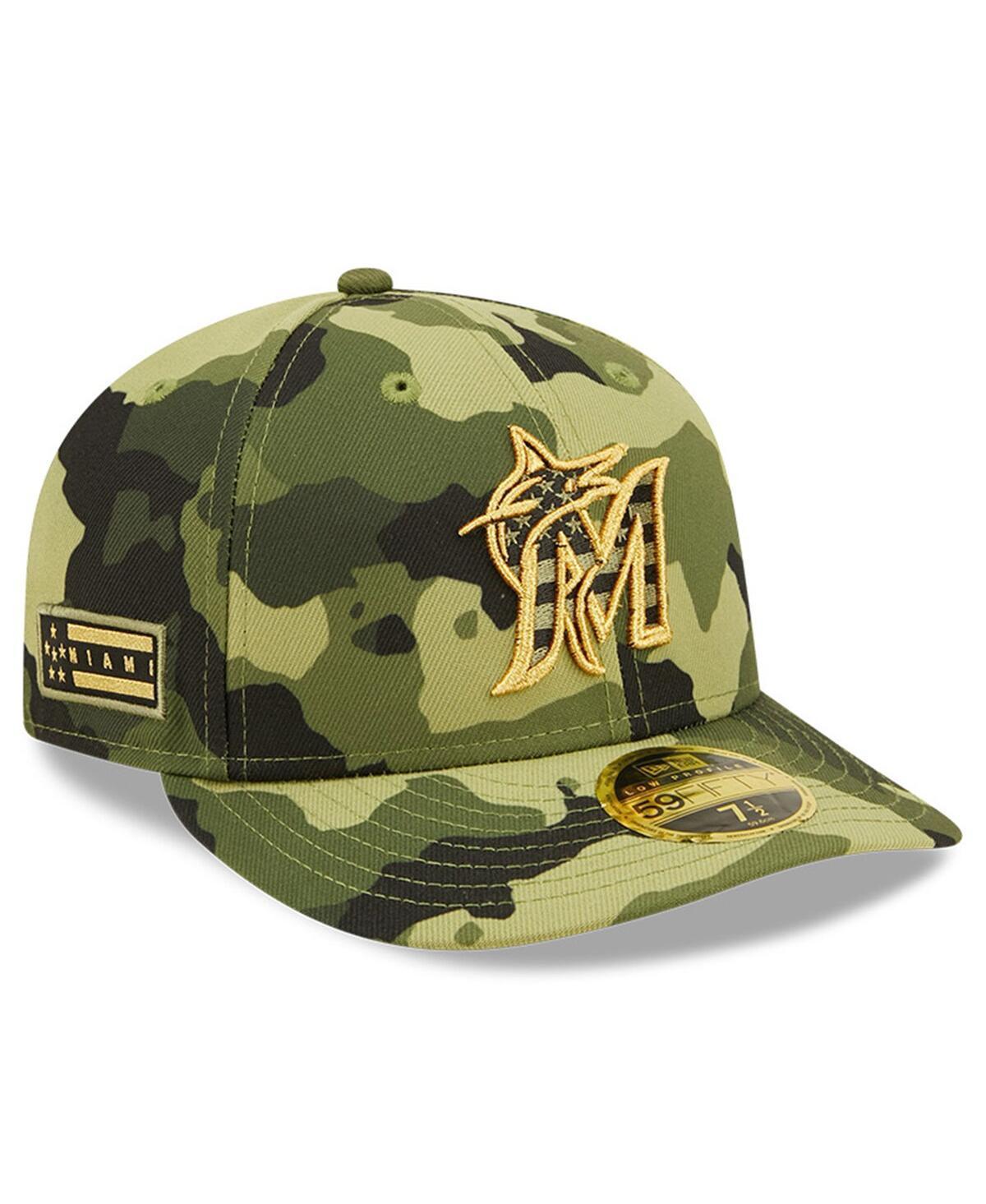 Mens New Era Camo Miami Marlins 2022 Armed Forces Day On-Field Low Profile 59FIFTY Product Image