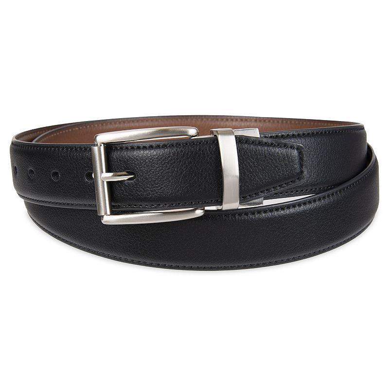 Mens Dockers Reversible Stretch Casual Belt Red Black Product Image