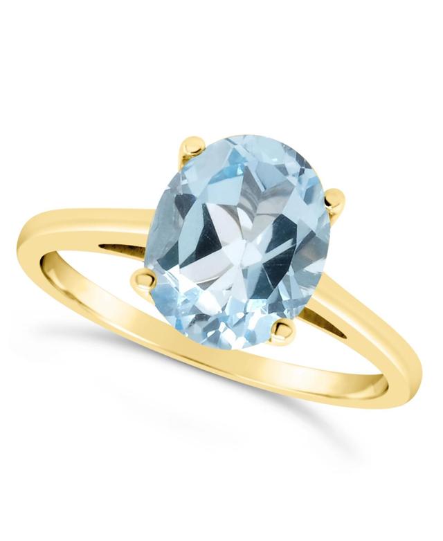 Macys Topaz (3-5/8 ct. t.w.) Ring in 14K Yellow Gold Product Image