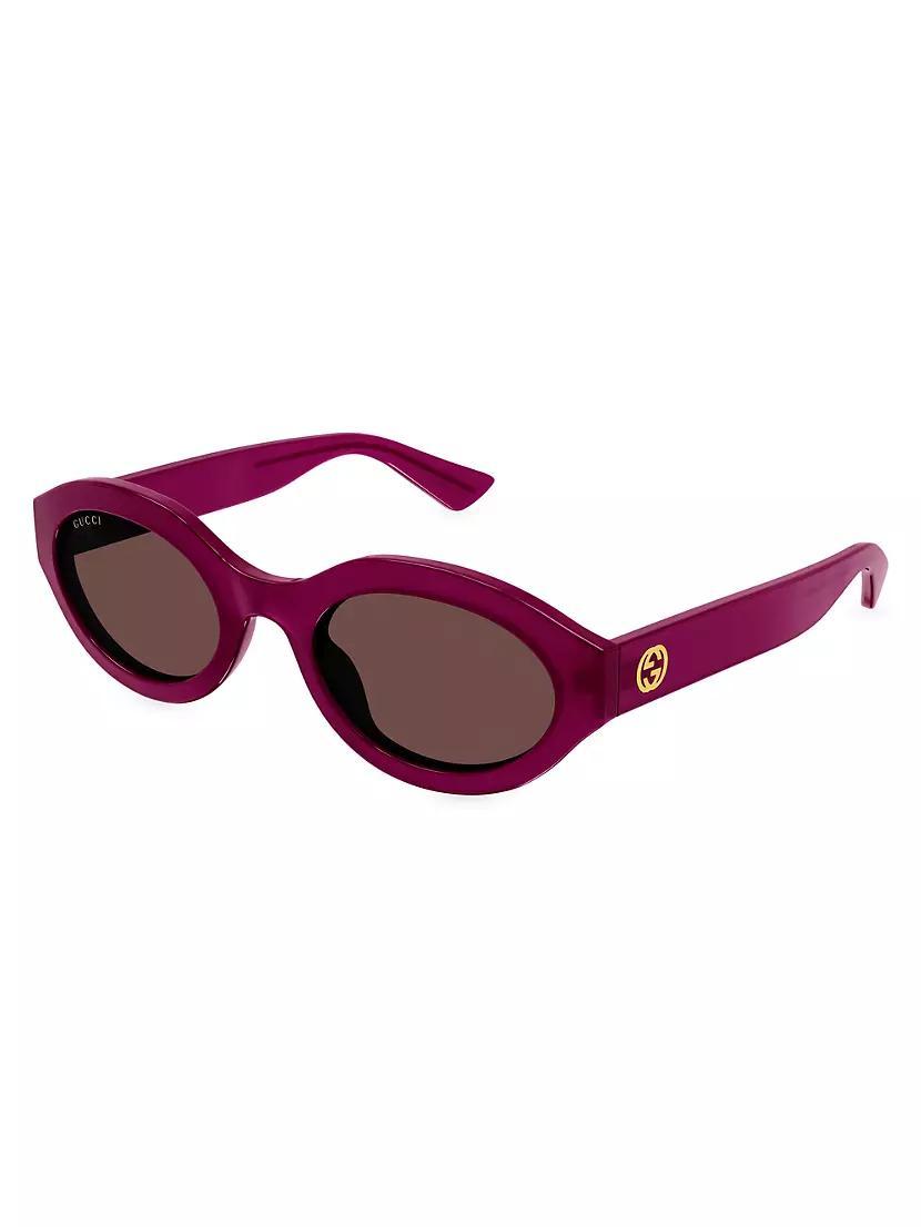 Minimal GG 53MM Oval Sunglasses Product Image