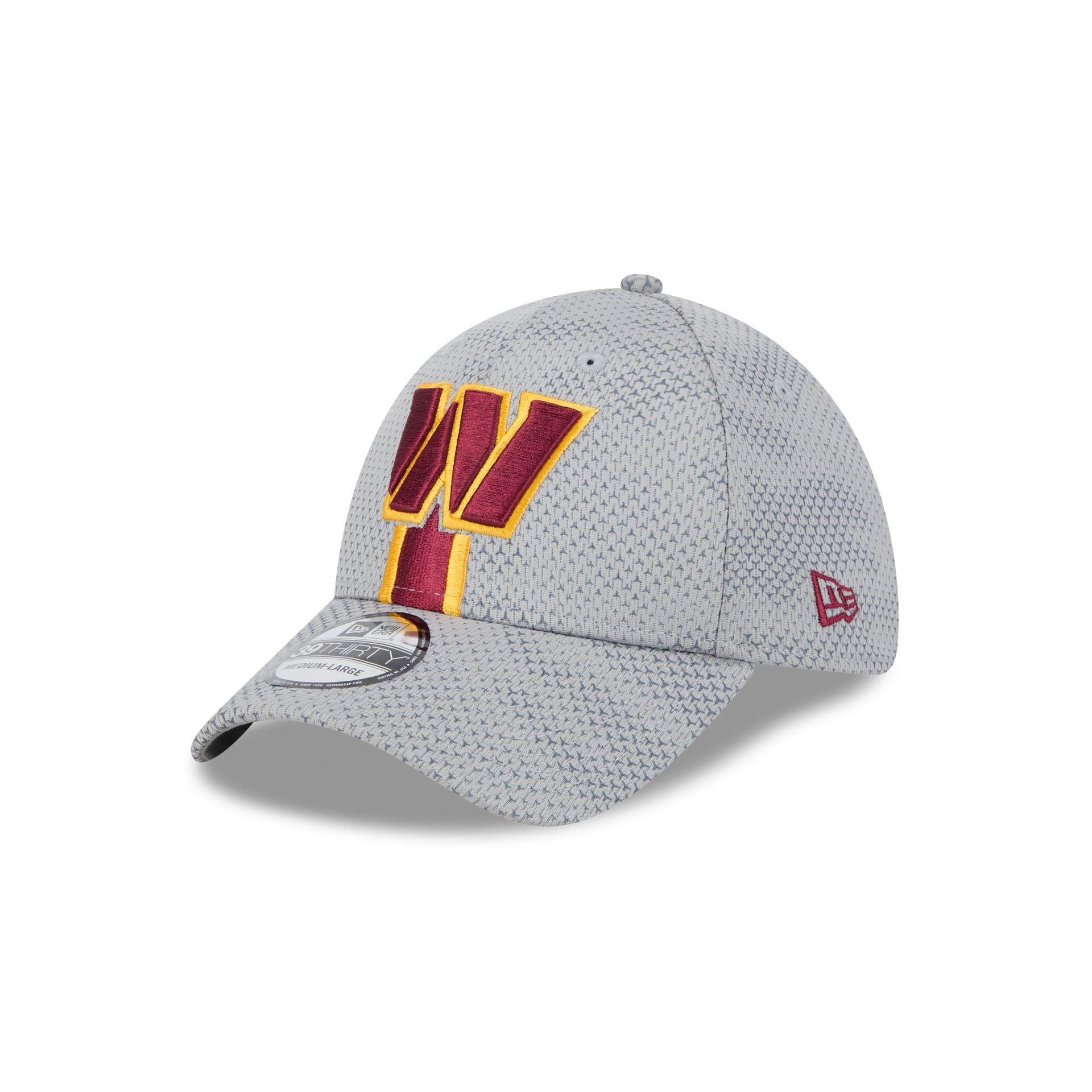 Washington Commanders 2024 Sideline Gray 39THIRTY Stretch Fit Hat Male Product Image