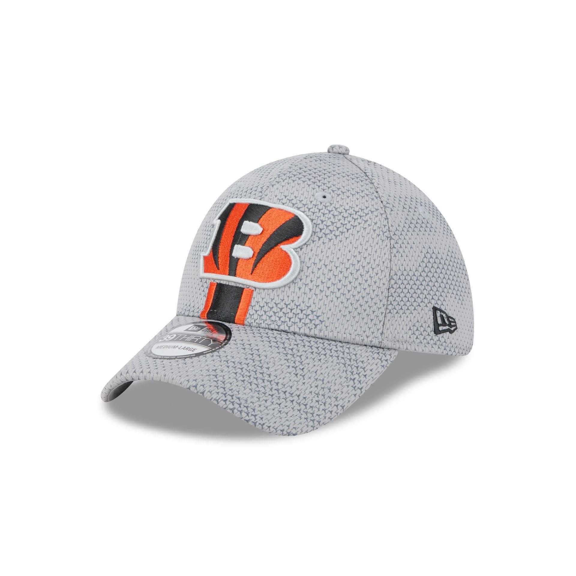 Cincinnati Bengals 2024 Sideline Gray 39THIRTY Stretch Fit Hat Male Product Image