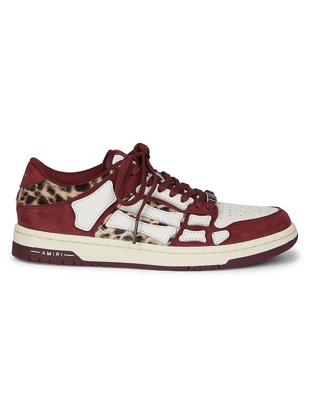 Womens Leopard Skel Top Low Sneakers Product Image