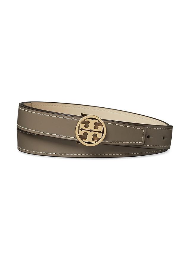 Tory Burch Miller Reversible Leather Belt Product Image