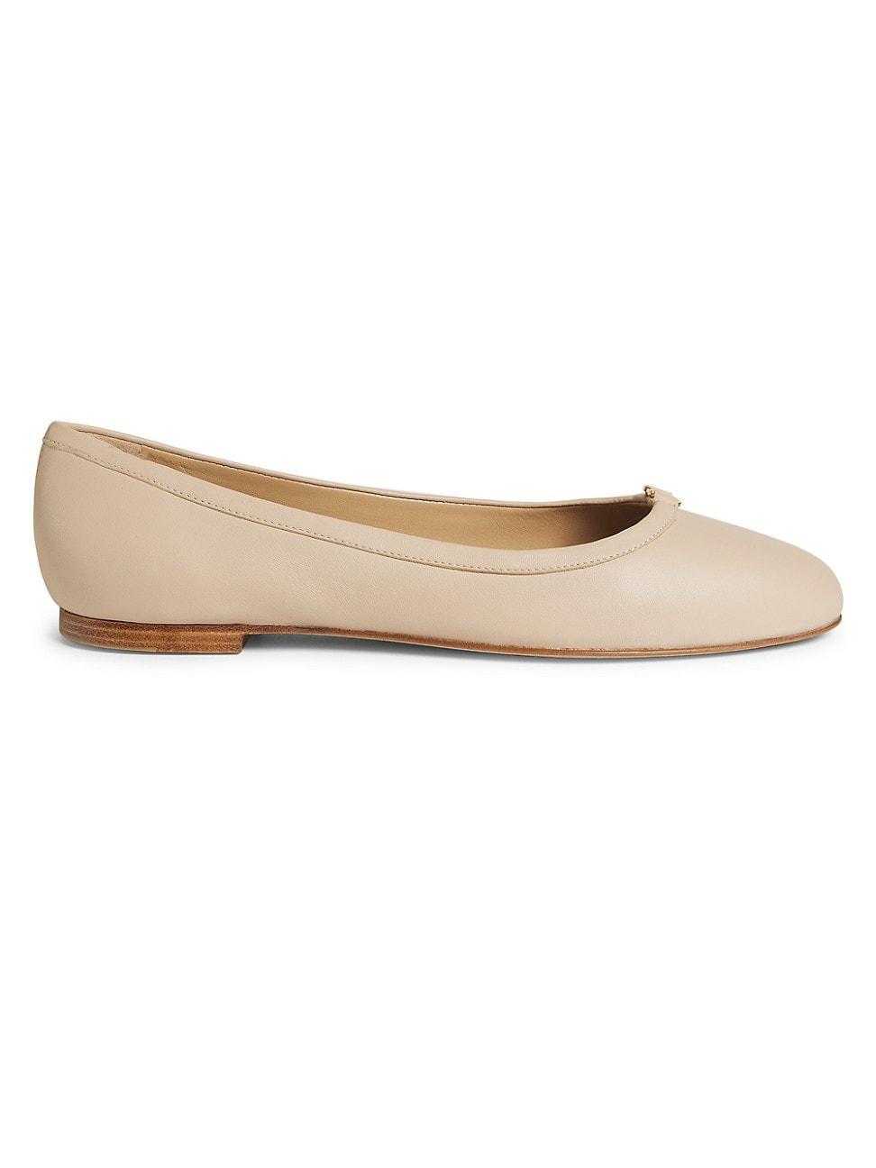 Womens Marcie Leather Ballet Flats Product Image