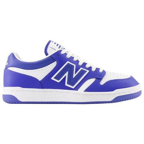 New Balance Mens New Balance 480 Low - Mens Basketball Shoes Blue/White Product Image