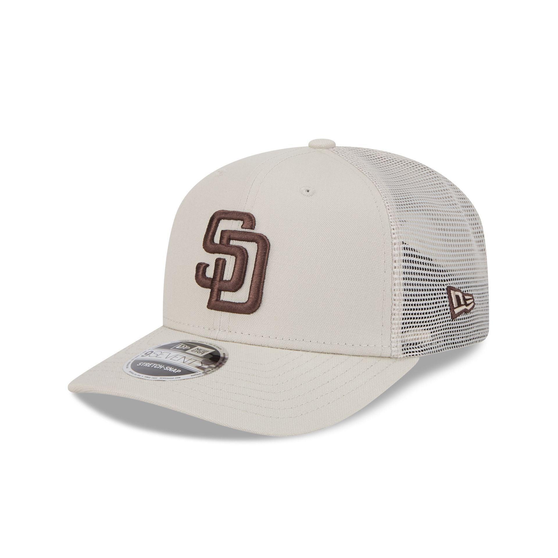 San Diego Padres Canvas 9SEVENTY Trucker Hat Male Product Image