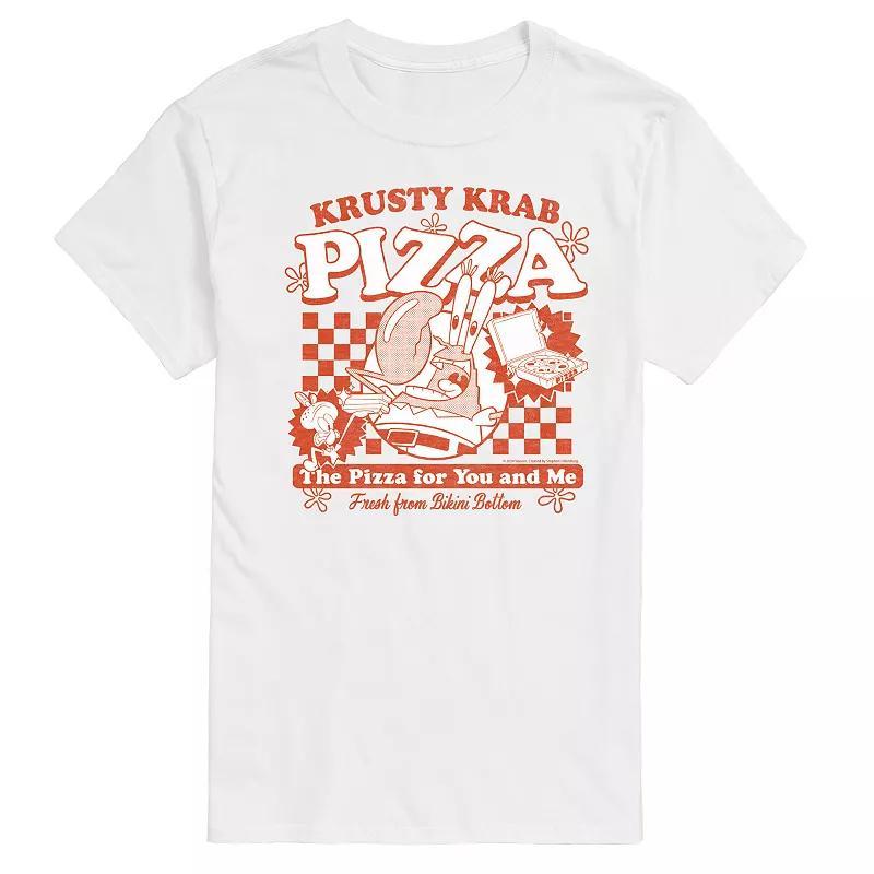 Mens SpongeBob SquarePants Krusty Krab Pizza Graphic Tee Product Image