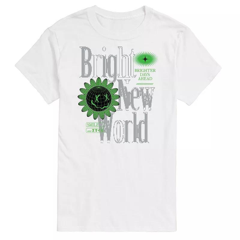 Big & Tall Bright World Tee, Mens Product Image