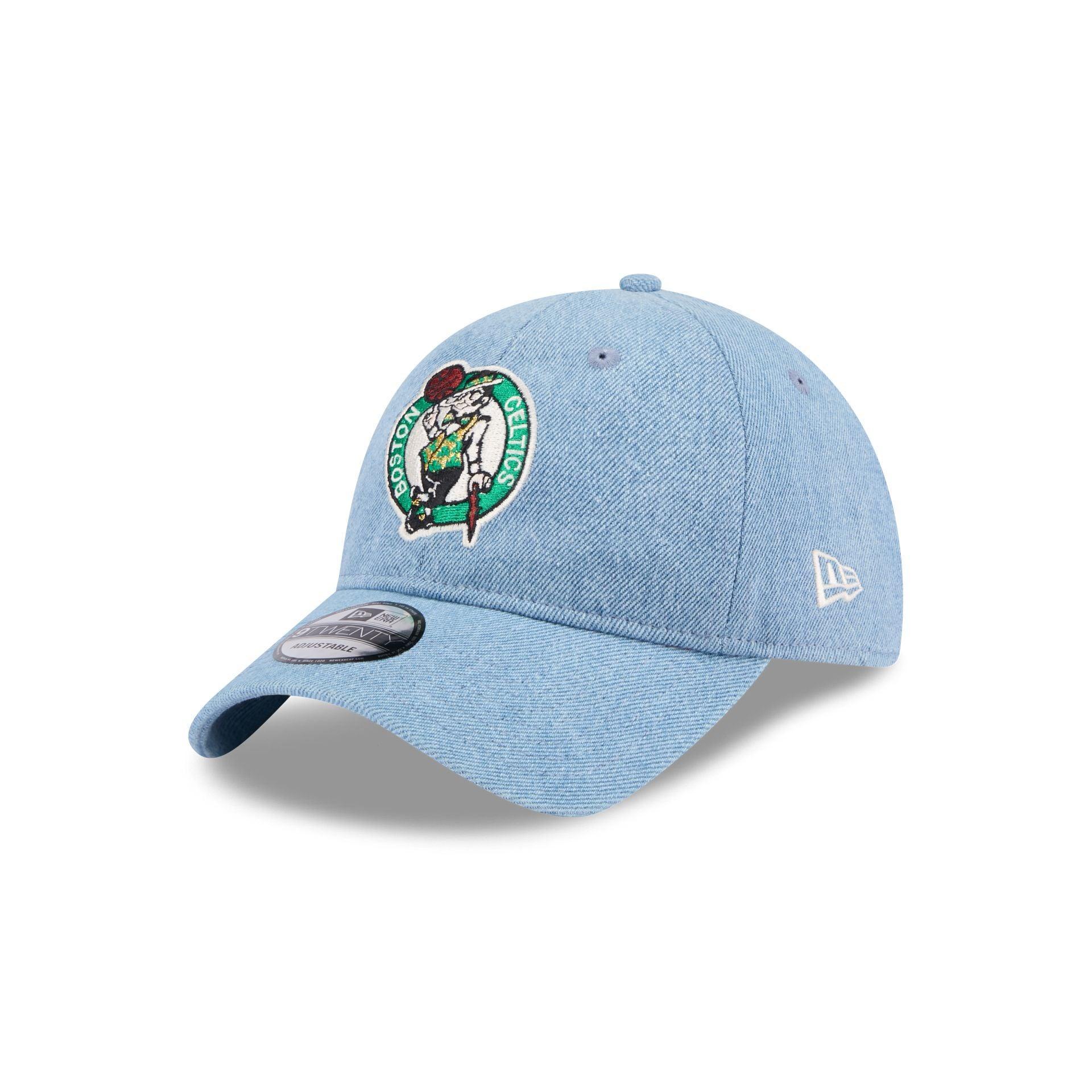 Boston Celtics Washed Denim 9TWENTY Adjustable Hat Male Product Image