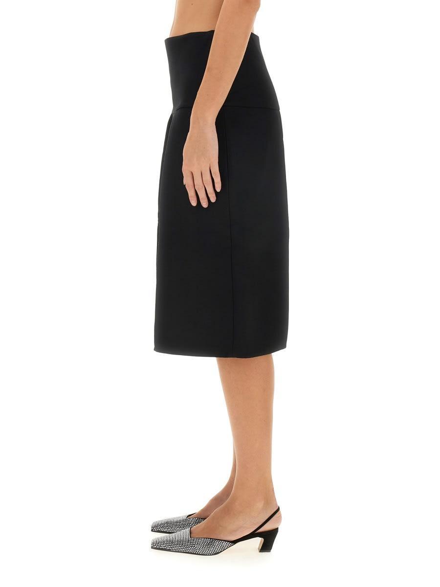 KHAITE Kidd Skirt In Black Product Image