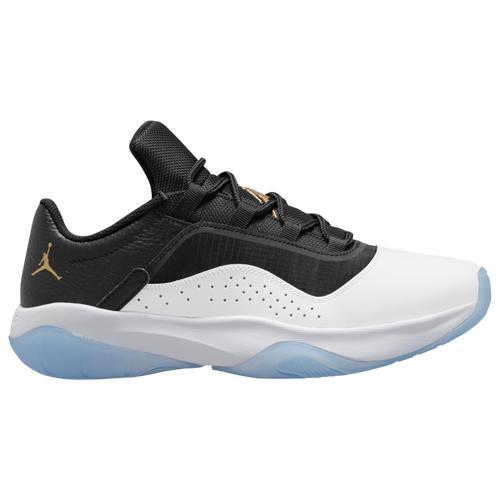 Jordan Mens Jordan AJ 11 Comfort Low - Mens Basketball Shoes Black/White/Metallic Gold Product Image