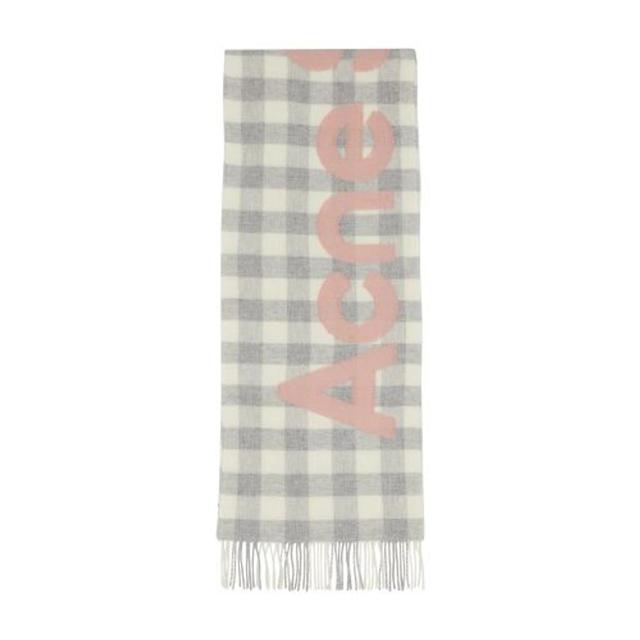 ACNE STUDIOS Scarf In Grey_pink Product Image