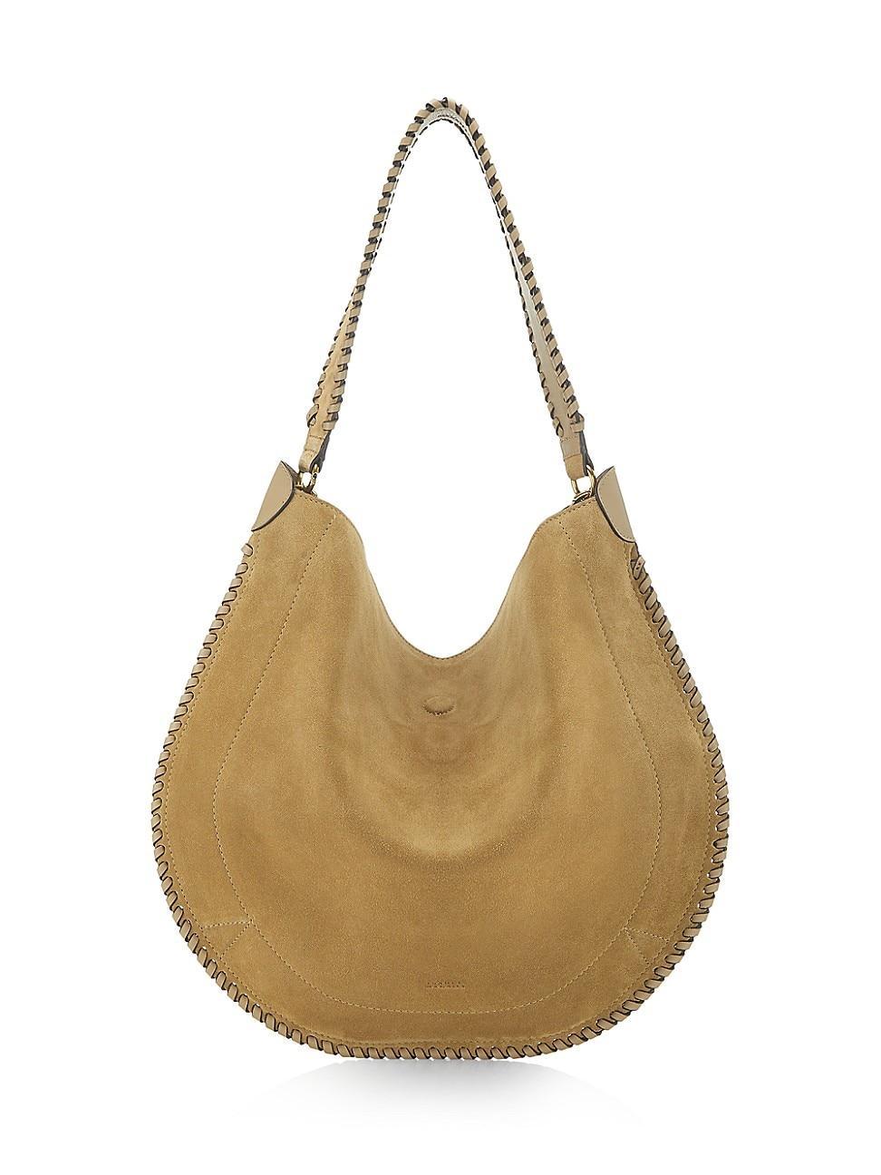 Isabel Marant Oskan Soft Hobo Bag Black.. Product Image