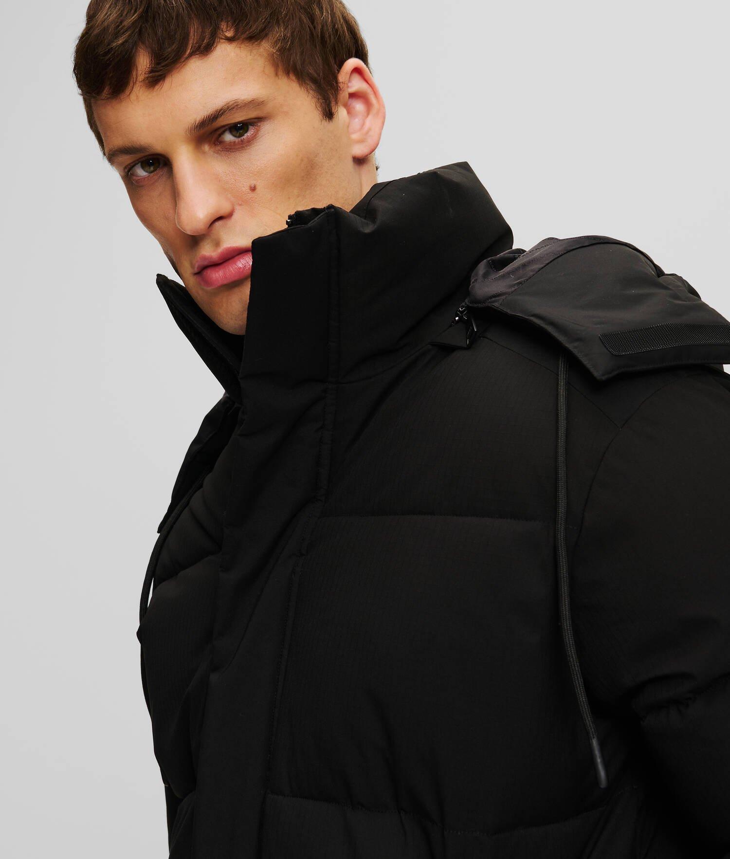 LONG QUILTED PUFFER JACKET Product Image