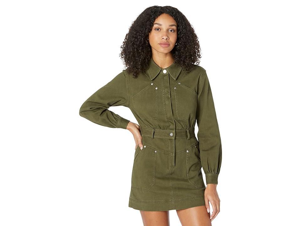 Steve Madden Ryleigh Dress (Olive Night) Women's Clothing Product Image