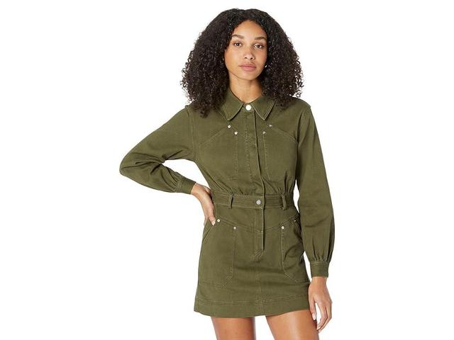 Steve Madden Ryleigh Dress (Olive Night) Women's Clothing Product Image