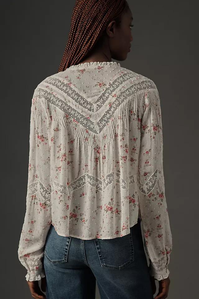 LoveShackFancy Ravelle Buttondown Blouse Product Image