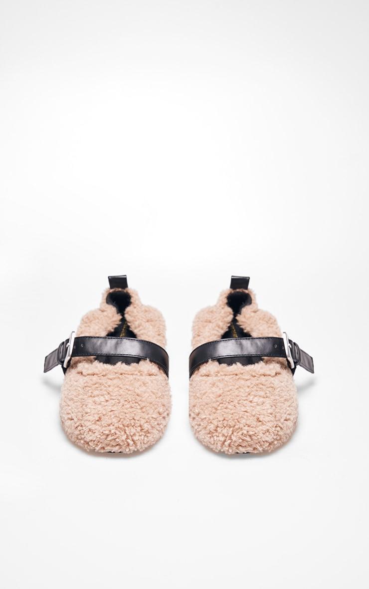 Teddy Borg Round Toe Buckle Strap Flat Ballet Pumps Product Image