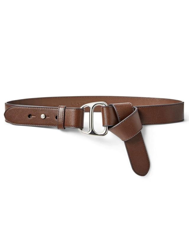 Lauren Ralph Lauren Womens Leather Tie-Off Belt Product Image