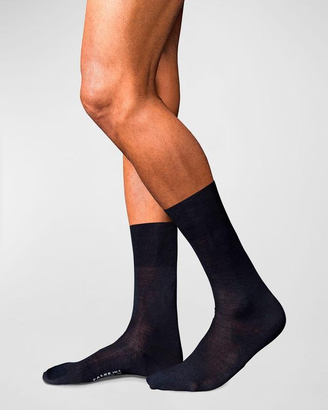 Falke No. 6 Wool Silk Socks (Anthracite) Men's Low Cut Socks Shoes Product Image