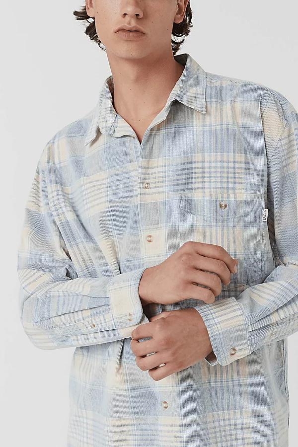 Barney Cools Cabin 2.0 Recycled Cotton Corduroy Plaid Shirt Top Mens at Urban Outfitters Product Image