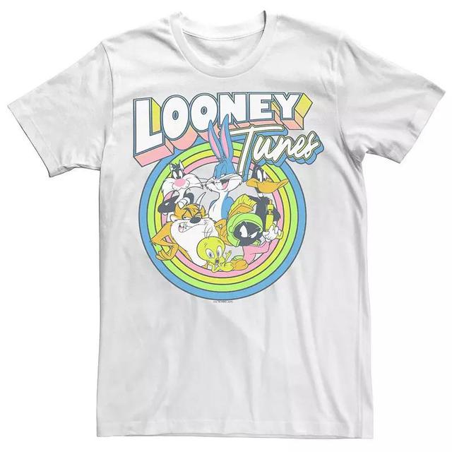 Mens Looney Tunes Neon Marker Pen Colors Tee Product Image