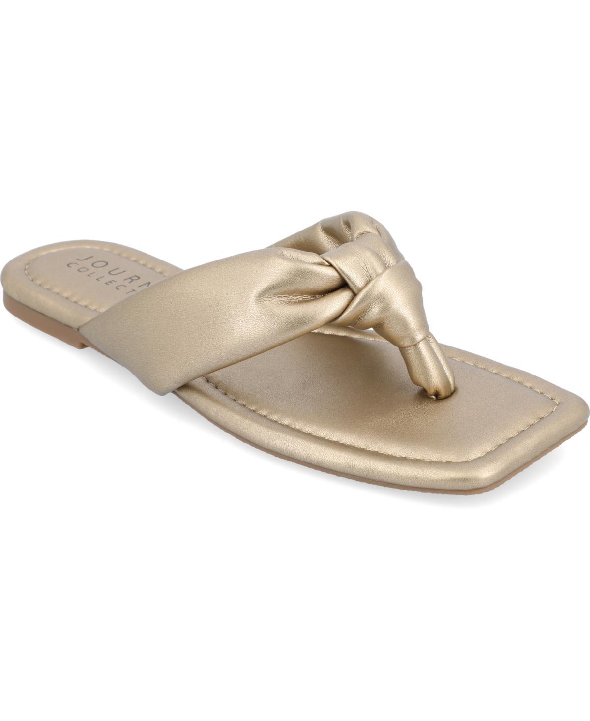 Journee Collection Womens Ares Puff Sandals Product Image