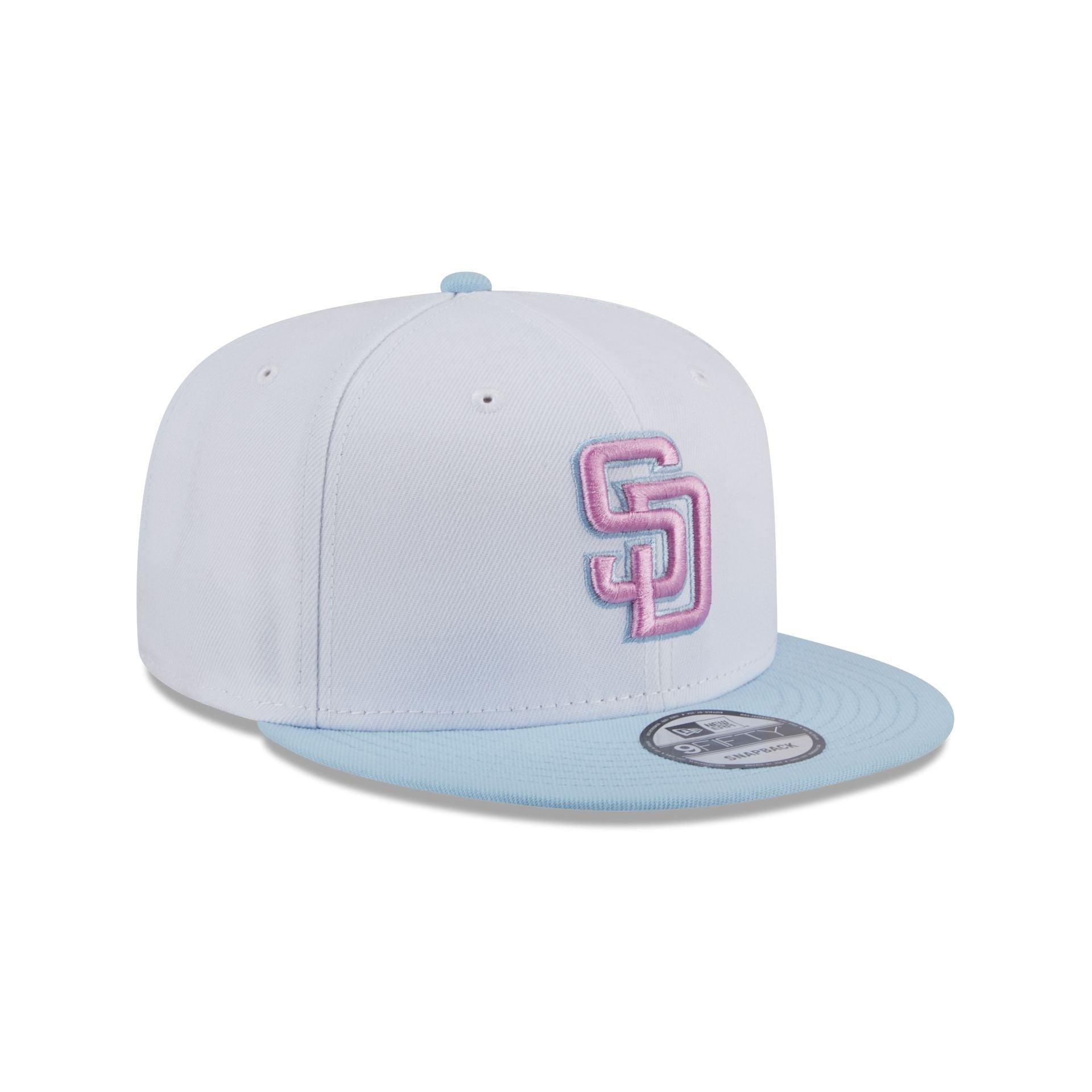 San Diego Padres Color Pack White 9FIFTY Snapback Hat Male Product Image