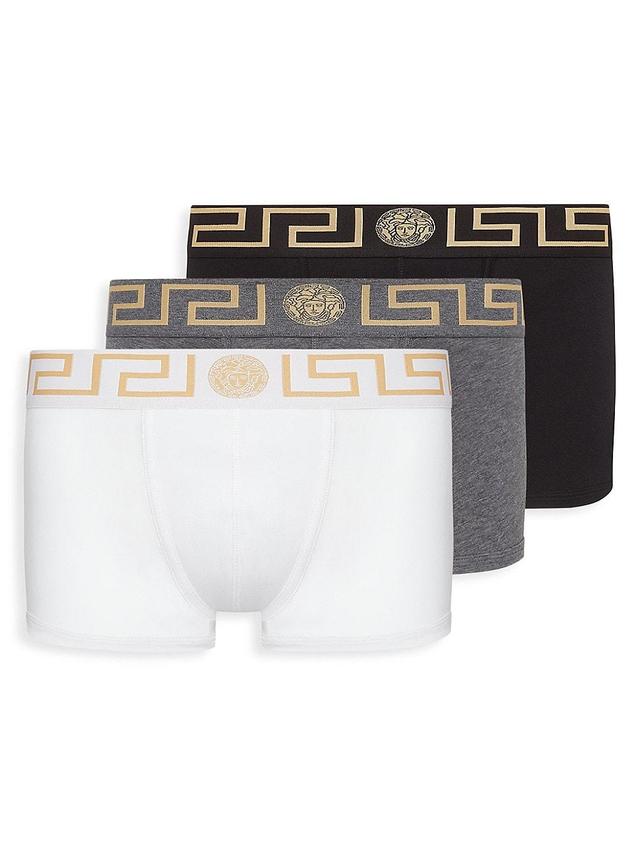 Mens 3-Pack Low Rise Greca Trunk Product Image