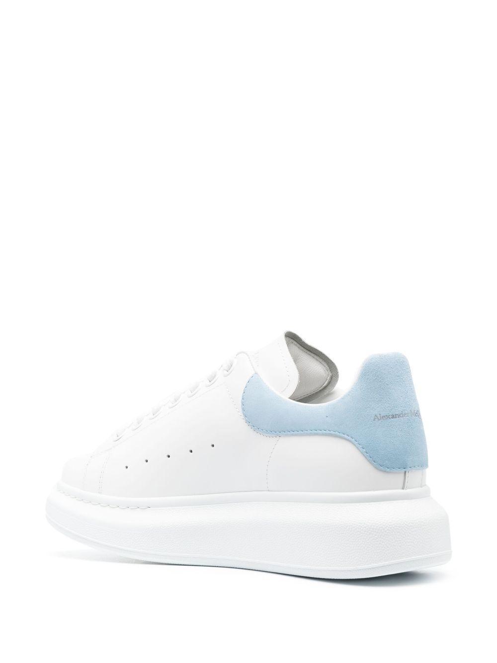 suede-panel lace-up sneakers Product Image