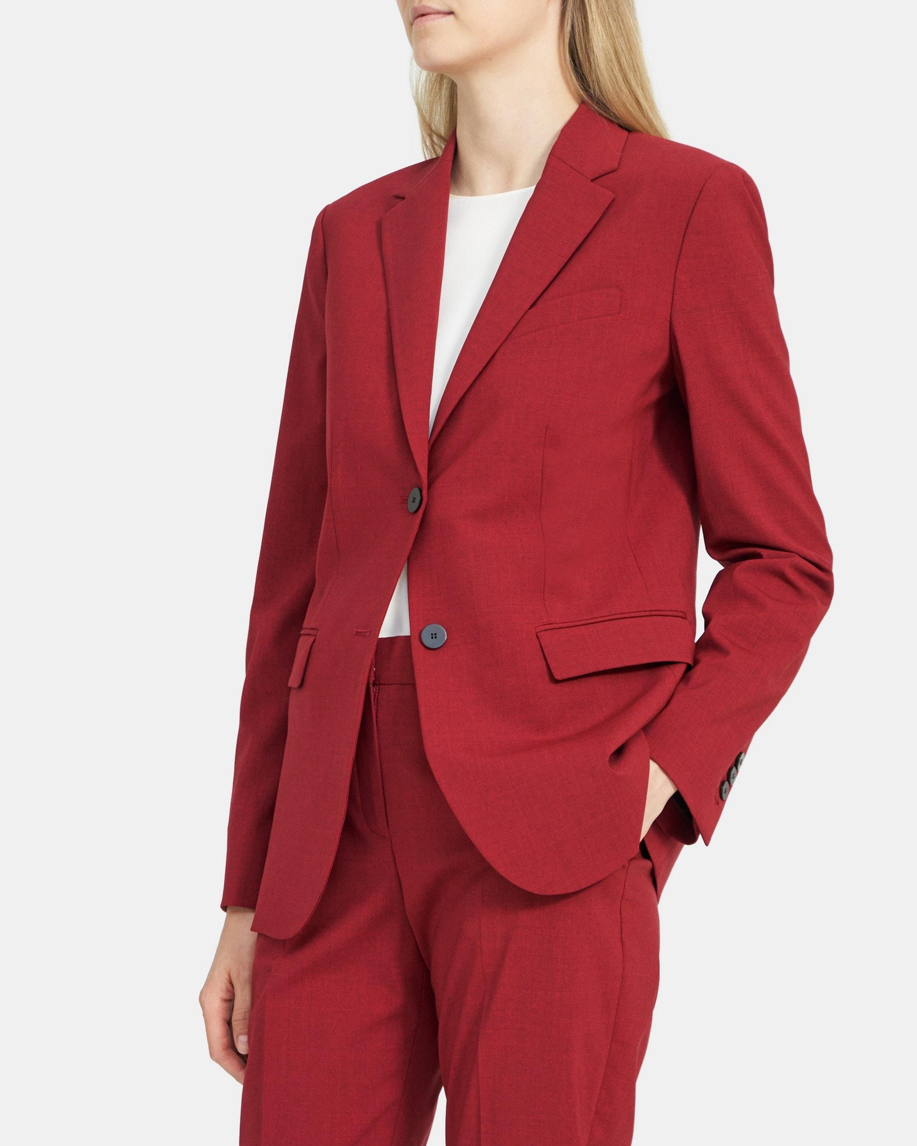 Classic Blazer in Stretch Wool Mélange Product Image