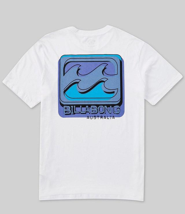 Billabong Short Sleeve Crayon Wave Graphic T-Shirt Product Image