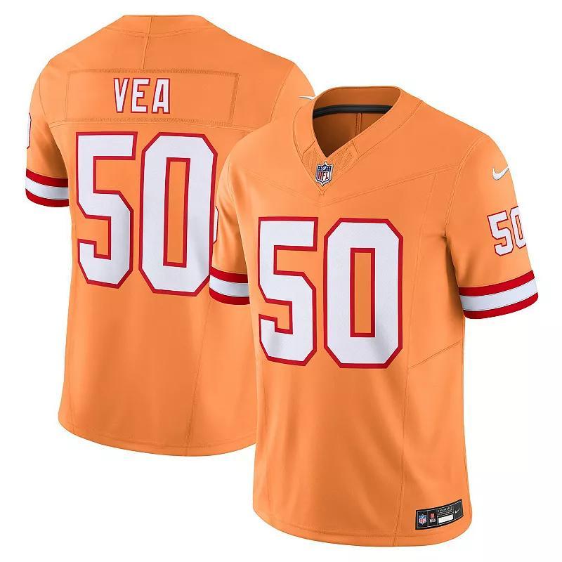 Mens Nike Vita Vea Tampa Bay Buccaneers Throwback Vapor F.U.S.E. Limited Jersey Product Image