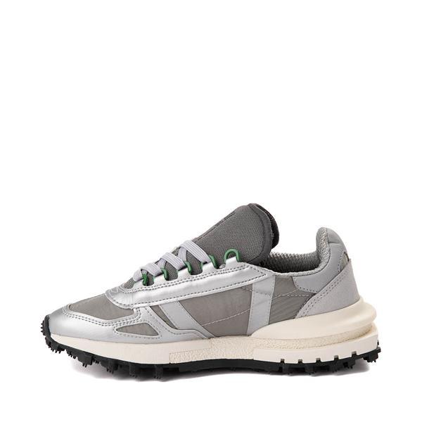 Womens Lacoste Elite Active Sneaker - Grey / Silver / Green Product Image