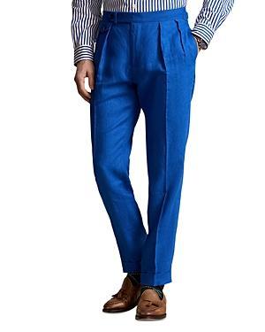 Mens Linen Crease-Front Pants Product Image