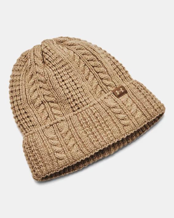 Womens UA Halftime Cable Knit Beanie Product Image