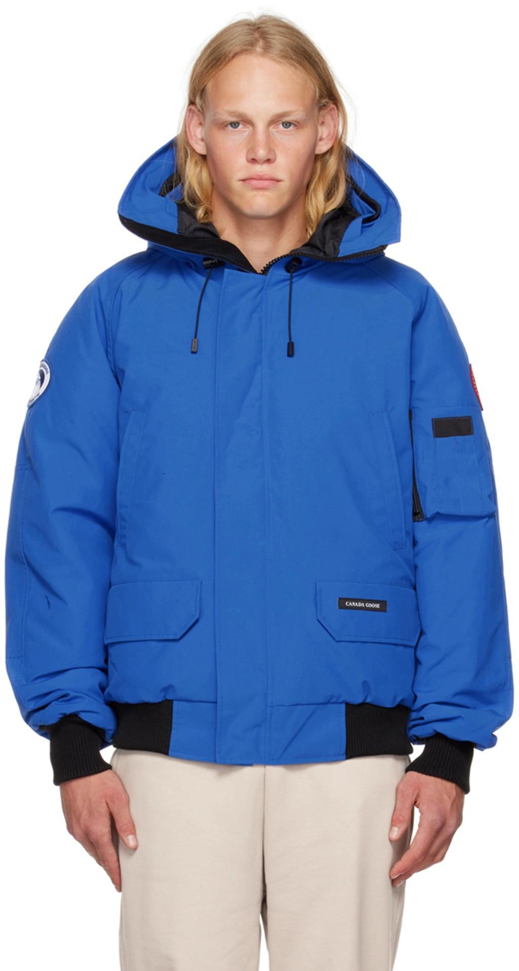 CANADA GOOSE Blue Chilliwack Down Bomber Jacket Product Image