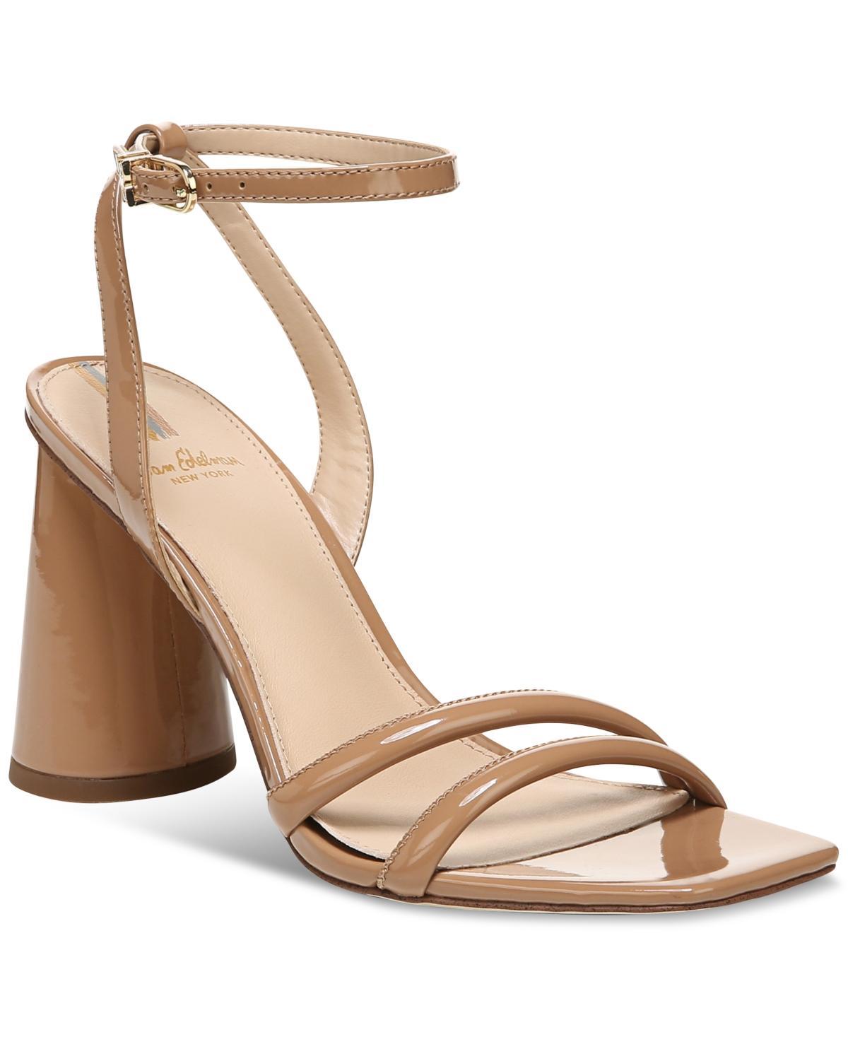 Sam Edelman Kia Block Heel Sandal Rosa Blush Patent Product Image