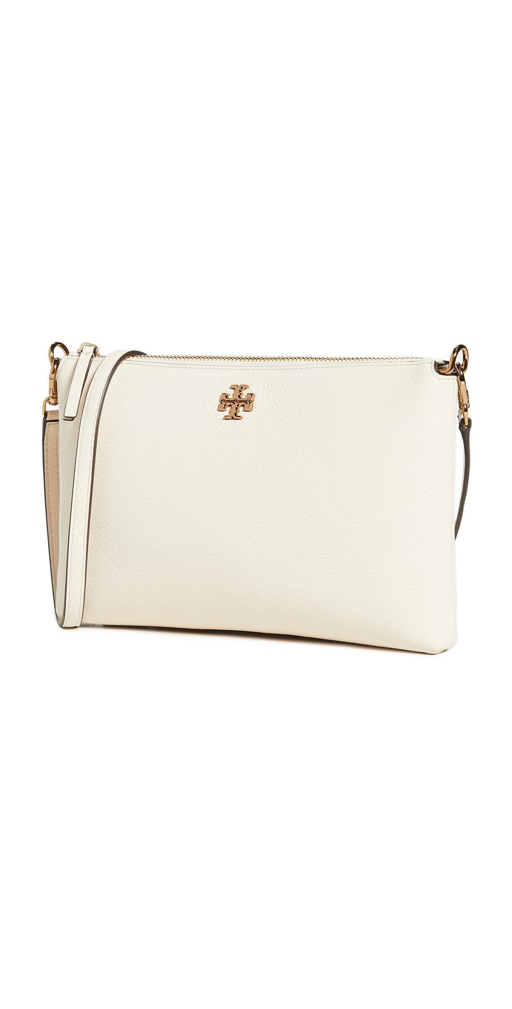 Tory Burch Mercer Pebbled Zip Crossbody Bag Product Image