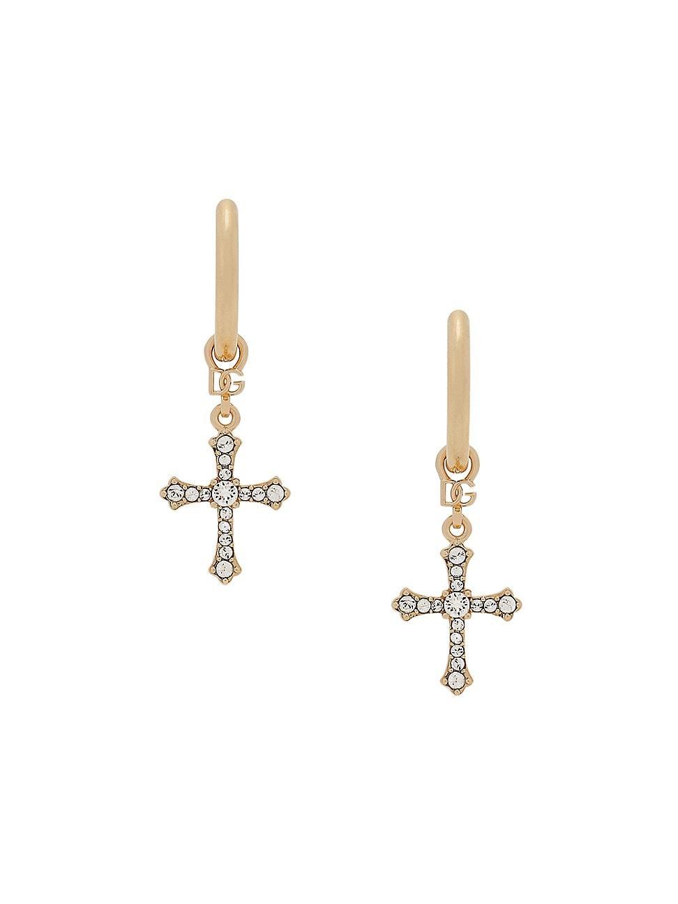 Dolce & Gabbana DNA Cross Hoop Earrings Product Image