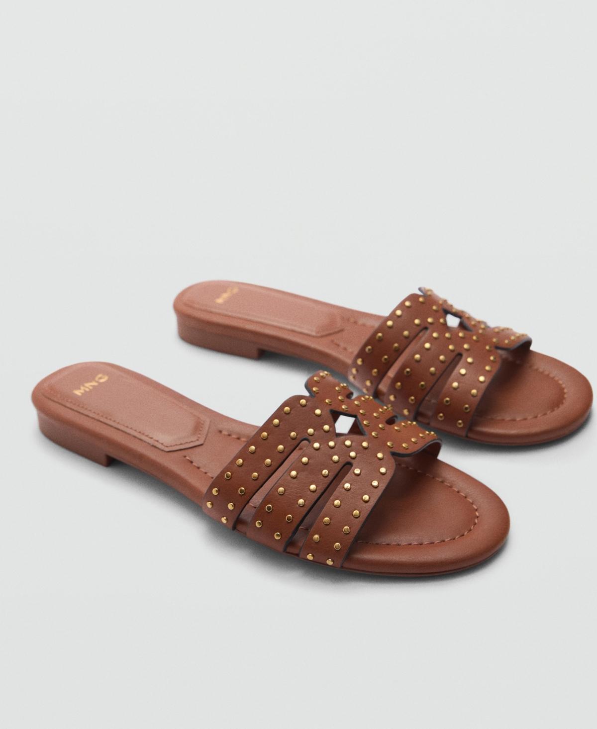 Mango Womens Beaded Strap Sandals product image