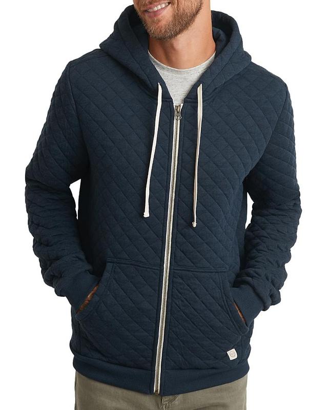 Marine Layer Corbet Quilted Full Zip Hoodie Product Image