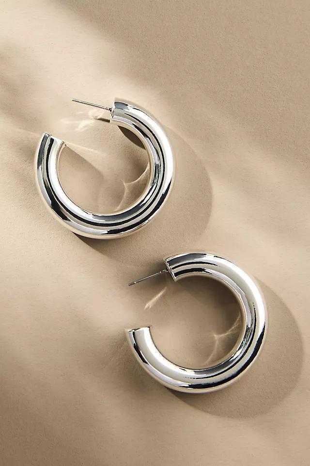 Classic Large Hoop Earrings Product Image