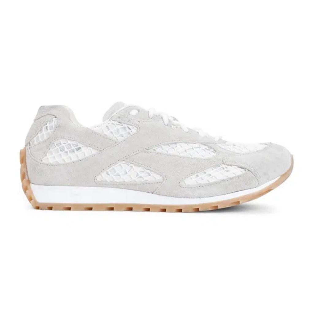 BOTTEGA VENETA Orbit Suede Sneakers In  Sea Salt Product Image