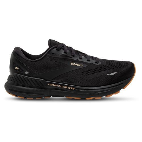 Brooks Mens Brooks Adrenaline GTS 23 - Mens Shoes Black/Cream/Biscuit Product Image